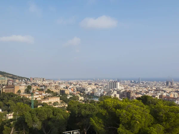 Barcelona panoramatický pohled — Stock fotografie