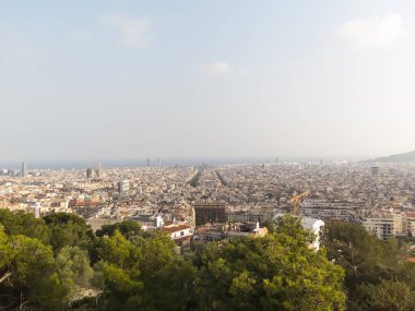 Barcelona panoramik görünüm