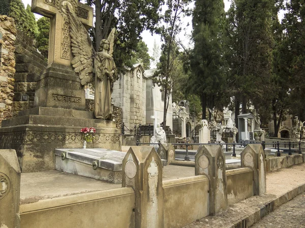 モンジュイック墓地の豪華な暗号 バルセロナ スペイン — ストック写真