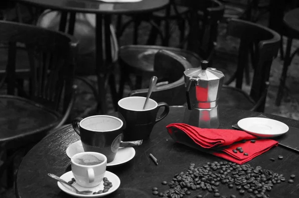 Cafe w mieście Lwów — Zdjęcie stockowe