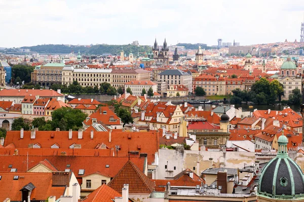 Panorama pražské — Stock fotografie