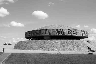 Majdanek, Lublin, Polonya - Türbesi Majdanek toplama c