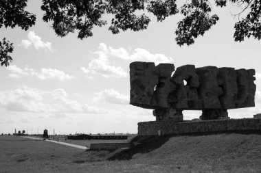 Majdanek, Lublin, Polonya - Majda içinde öldürülen Kurbanları Anıt
