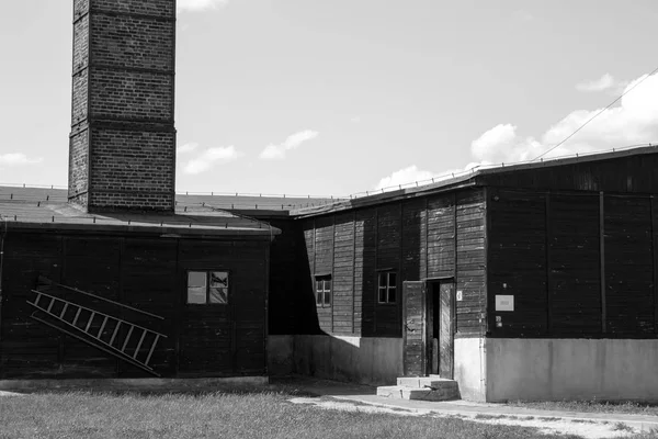 波兰卢布林的 majdanek-majdanek 集中的火葬场 — 图库照片