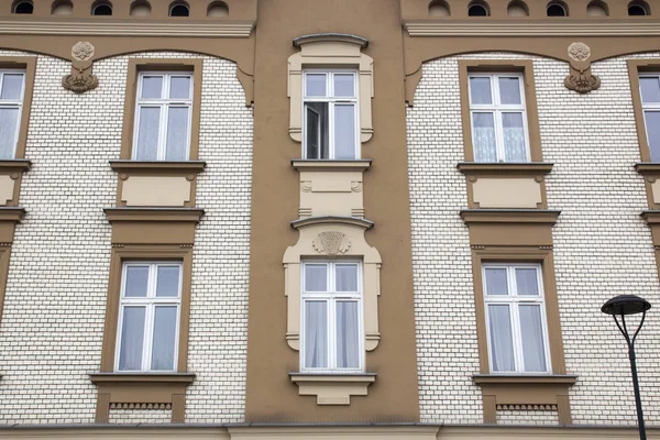 Facade of house with Windows