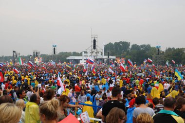 Papa ile toplantı. Dünya Gençlik günü, Krakow, Polonya 2016