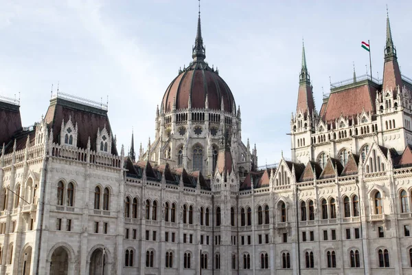 Het huis van het Parlement, Budapest, Hongarije — Stockfoto