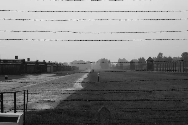 Campo di concentramento Birkenau Oswencym — Foto Stock