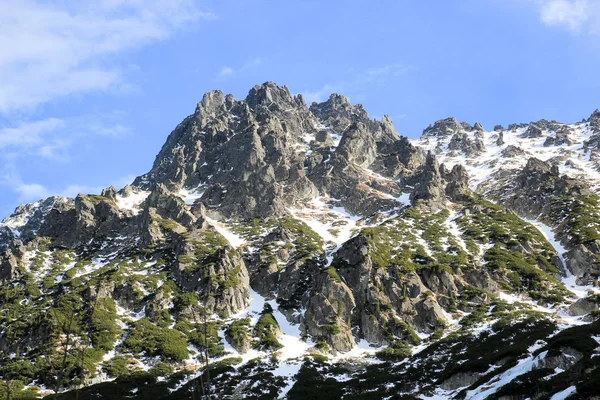 Panorama de las montañas de invierno. Tatra Polonia — Foto de Stock