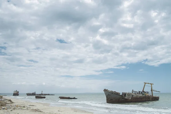 アンゴラ共和国の船の墓地 — ストック写真
