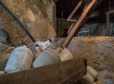 Kuzey Portekiz'de kırsal şarap mahzeni