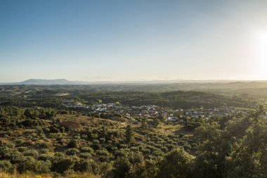 Şehir bir vadide Kuzey Portekiz