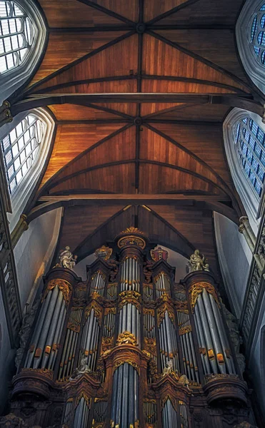 Άμστερνταμ / Ολλανδία - 9/12/14 Άμστερνταμ εκκλησία ανώτατο όριο — Φωτογραφία Αρχείου