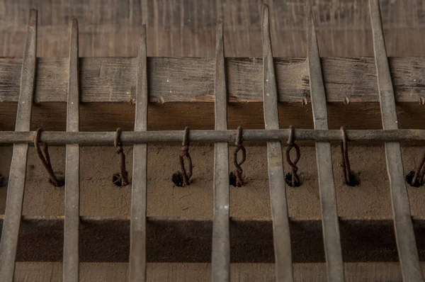 Handgemaakte Afrikaans instrument close-up — Stockfoto