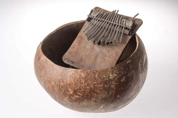 Handmade African music instrument — Stock Photo, Image
