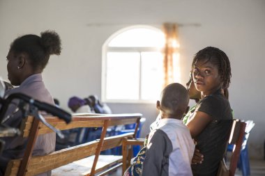 Angola, Lubango/Angola - 13 Temmuz 2016 - Afrika kiliseyle n
