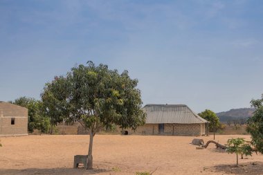 Küçük bir Afrika köy. Angola