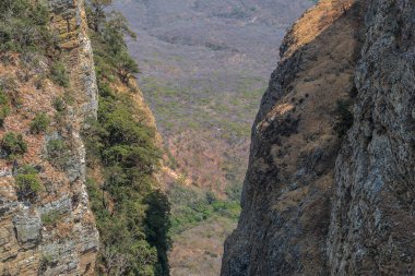 Tundavala ünlü yarık. Lubango. Angola.