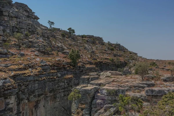 Διάσημο σχισμή του το tundavala. Lubango. Αγκόλα. — Φωτογραφία Αρχείου