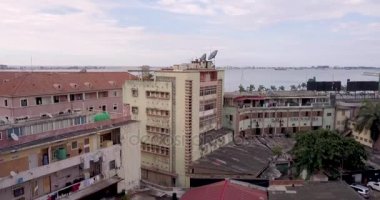 Luanda defne, havadan görüntüleri. Gün batımı. Manzarası.