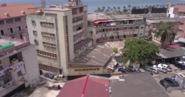Luanda defne, havadan görüntüleri. Gün batımı. Manzarası.