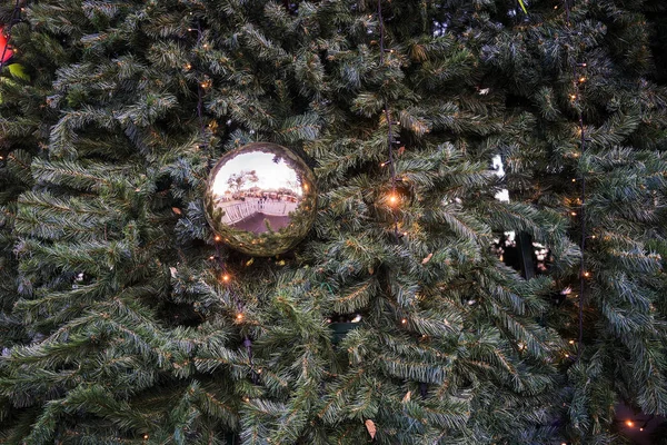 Christmas Tree Big Ball — Stock Photo, Image