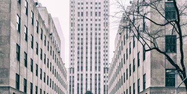 New York gökdelen. kar ile.