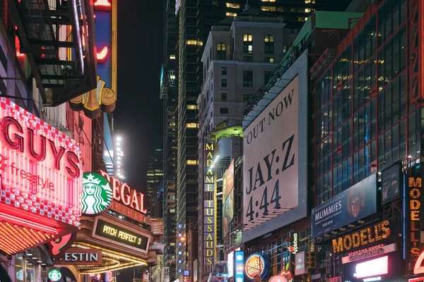 Dez 2017 Nova Iorque Eua Times Square New York Noite — Fotografia de Stock