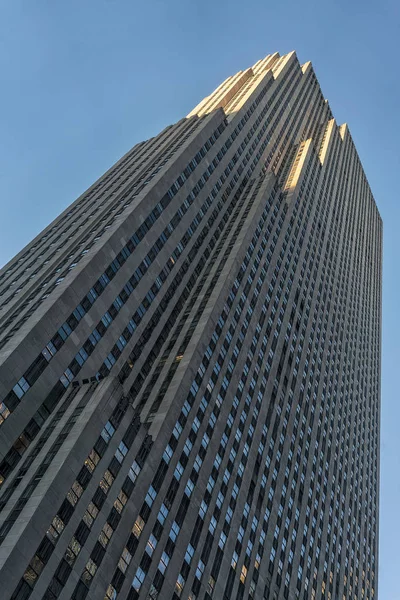 New York aşağıdan seen içinde gökdelenler.