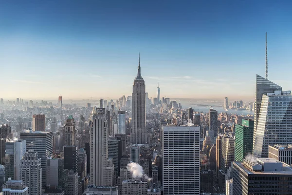 New york skyline seen from above. — Stock Photo, Image