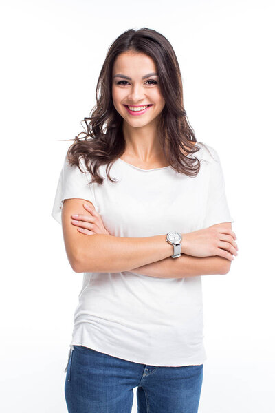 Привлекательная молодая женщина