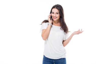 Akıllı Telefonla Konuşan Kadın