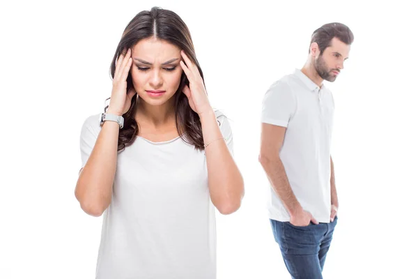 Young stressed woman — Stock Photo, Image