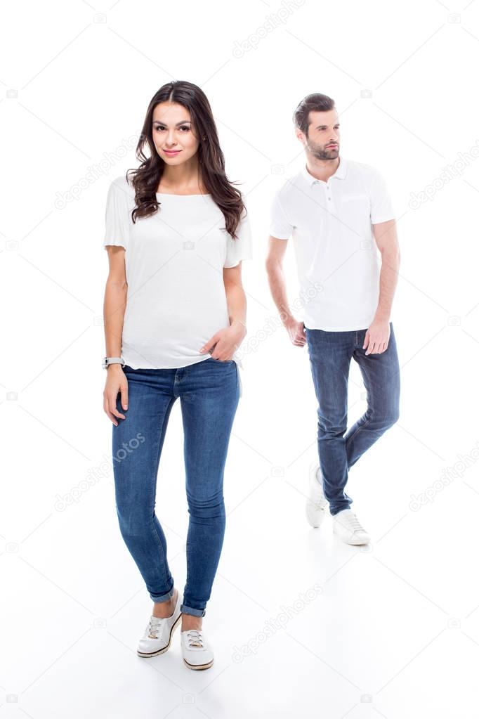 Young man and woman 