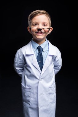 Little boy scientist