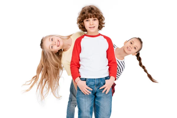 Group of friends looking at camera — Stock Photo, Image