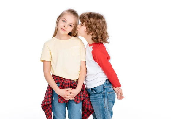 Two young friends communicating — Stock Photo, Image