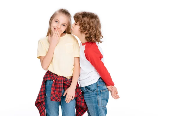 Two young friends communicating — Stock Photo, Image