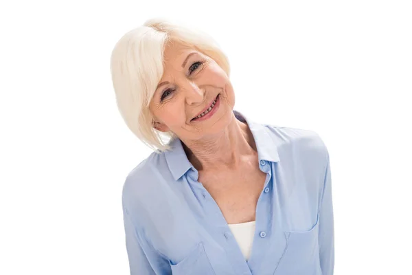 Happy senior woman — Stock Photo, Image