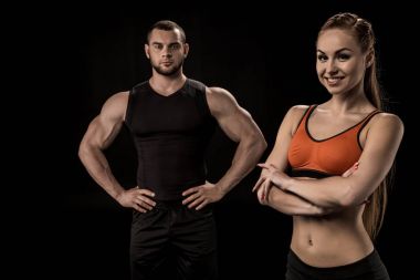 Genç sportif Çift