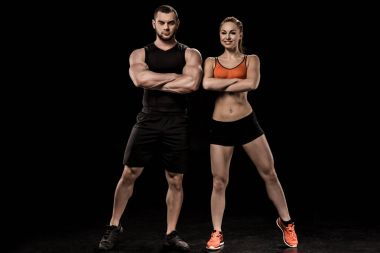Genç sportif Çift