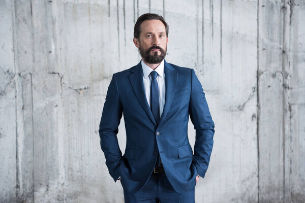 Professional architect at work 