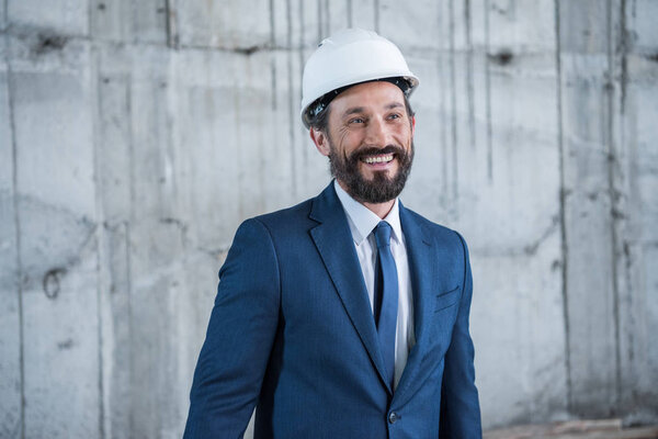 Professional architect at work 