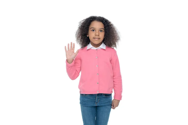 Little african american girl — Stock Photo, Image