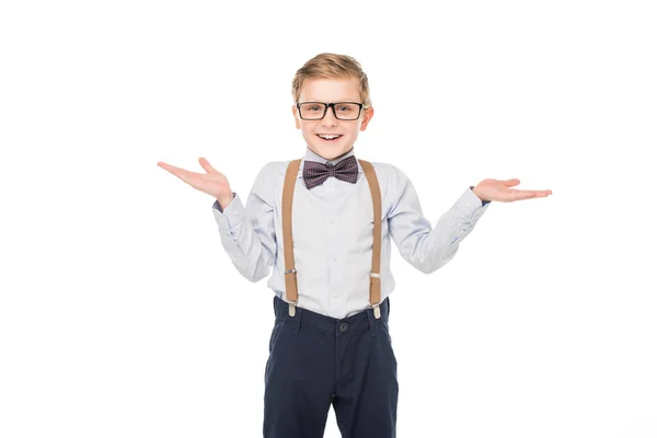 Happy stylish little boy — Stock Photo, Image