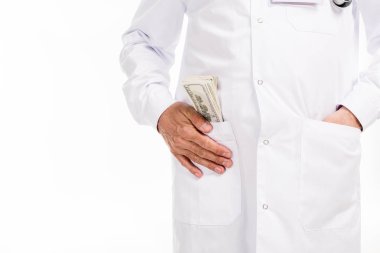 Doktor Doları banknot cebinde ile