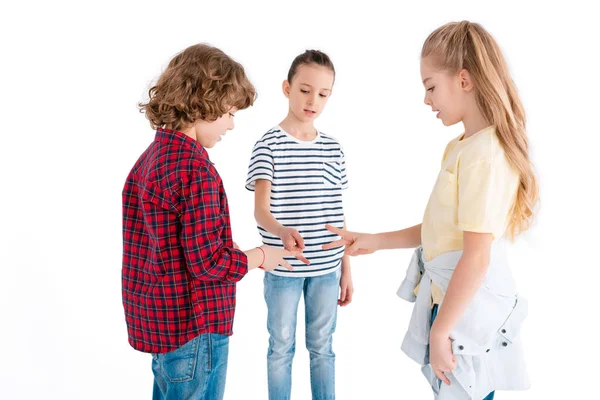 Kids playing in counting out game — Stock Photo