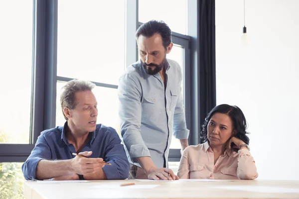 Business team working at office — Stock Photo