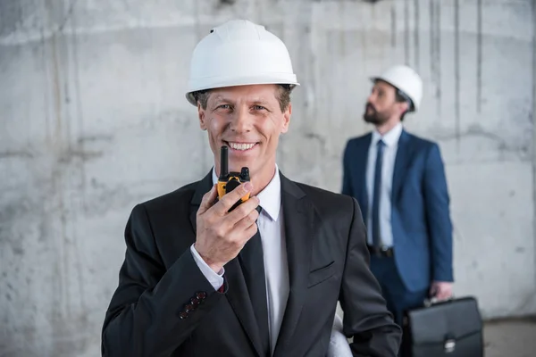 Professional architects at work — Stock Photo