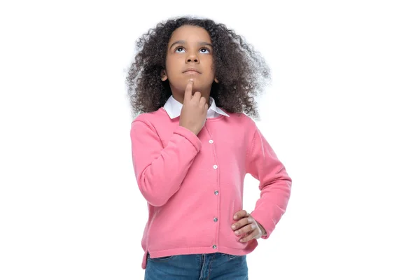 Petite fille afro-américaine — Photo de stock